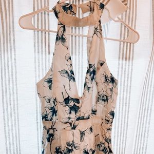 American Threads floral jumpsuit